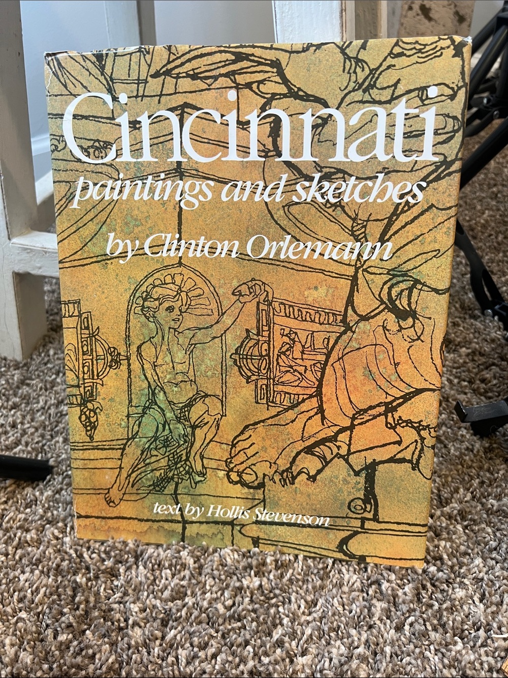 Vintage Cincinnati Paintings and Sketches by - Gold/Orange Cover